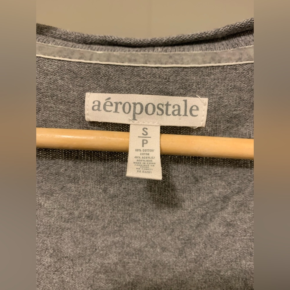 Aeropostale cardigan in grey - Size S - Picture 2 of 4